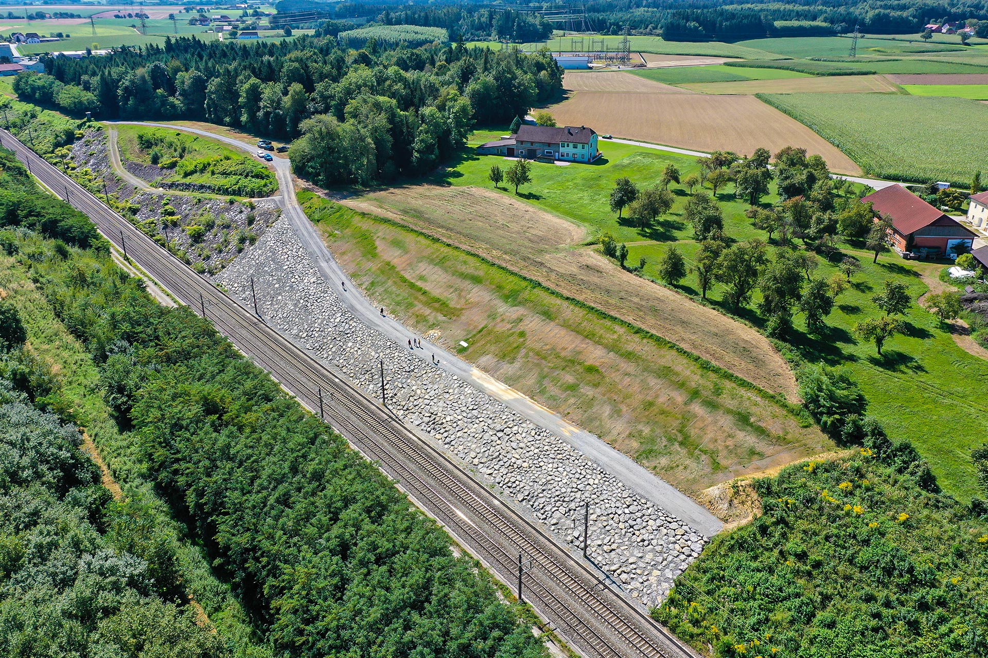 hangrutschung_2 PLAN IT Hangrutschsicherung, Ansicht von oben